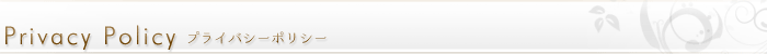 Privacy Policy �v���C�o�V�[�|���V�[